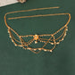 Women Gold-Plated White CZ-Studded Handcrafted Kamarbandh