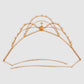 Women Gold-Plated White CZ-Studded Handcrafted Kamarbandh