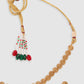Gold-Plated Designed Jewellery Set