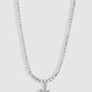 Woman Silver-Toned & White Silver-Plated Handcrafted Necklace