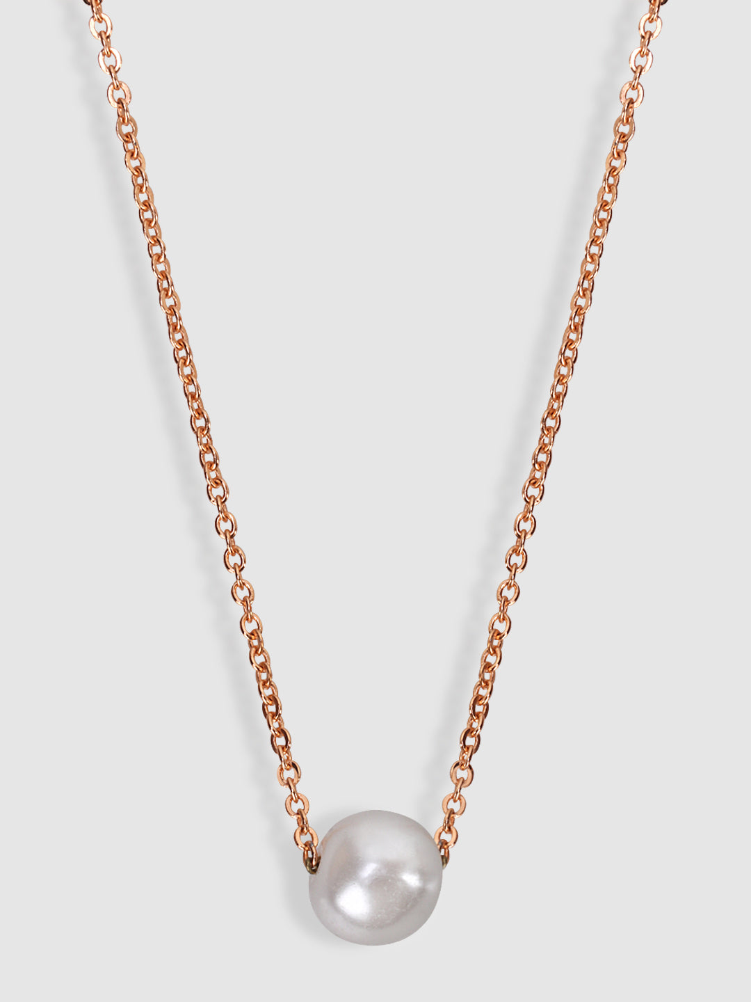 Woman Gold-Toned & White Gold-Plated Handcrafted Necklace