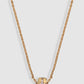 Gold-Toned & White Gold-Plated Handcrafted Necklace