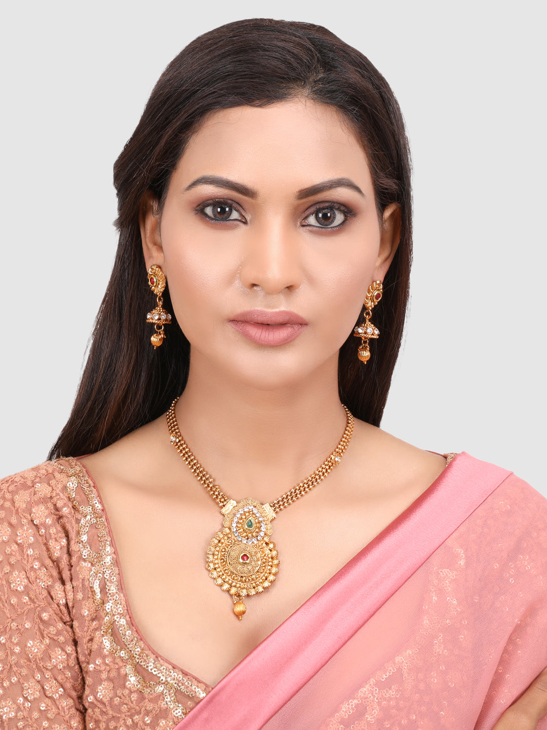 Woman Gold Plated Jewellery Set