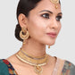 Gold-Plated Stone-Studded Traditional Bridal Jewellery Set