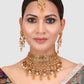 Gold Plated Bridal Stone Studded Jewellery Set
