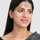 Silver-Plated & White AD-Studded Maang Tikka