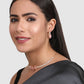 Gold-Plated Pink Stone Studded Jewellery Set