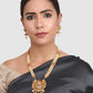 Gold-Plated Off White & Pink Jewellery Set