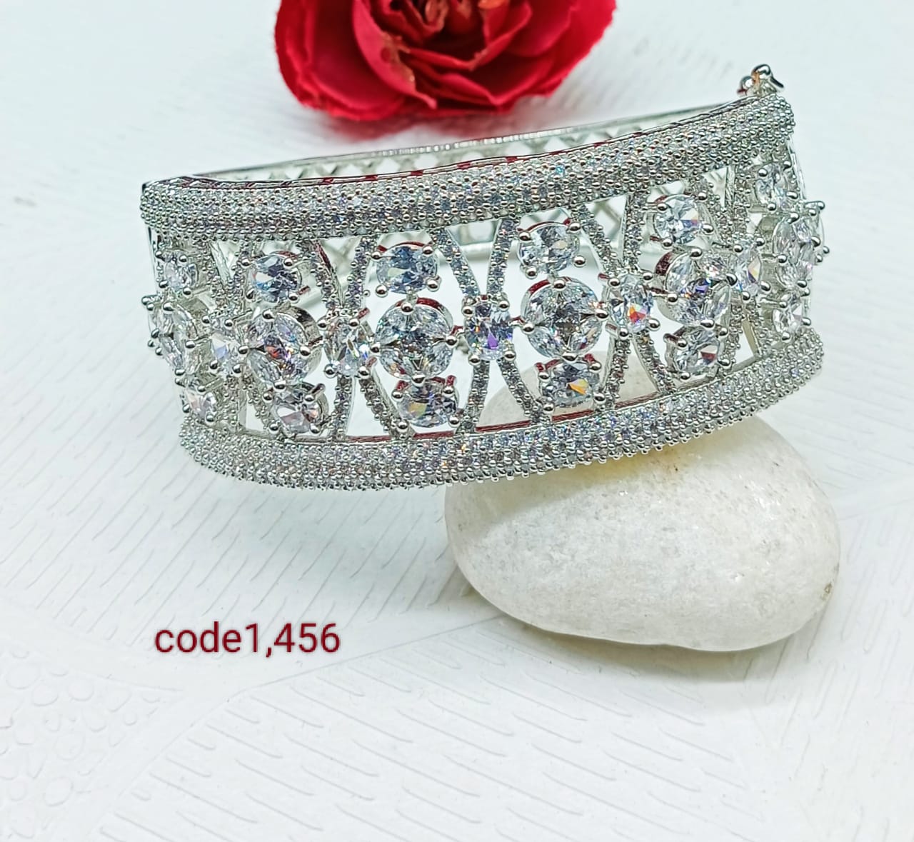 American Diamond Premium Bracelet Cz Stone Party Wear Designer Jewelery at  Rs 130/piece | Chandni Chowk | New Delhi | ID: 2852501172962