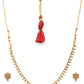 Women Gold-Plated AD Studded Handcrafted Jewellery Set