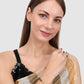 Women Gold-Toned & Black Handcrafted Mangalsutra Charm Bracelet